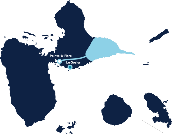 Représentation de la carte Les Rapides du Levant (RDL)